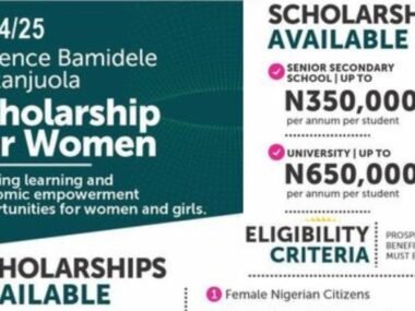 2024 Florence Bamidele Makanjuola Scholarship (FBM) For Only Nigerians