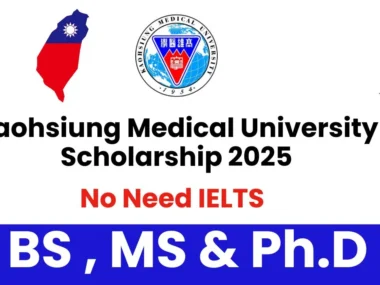 Kaohsiung Medical University (KMC) Taiwan Scholarships 2025